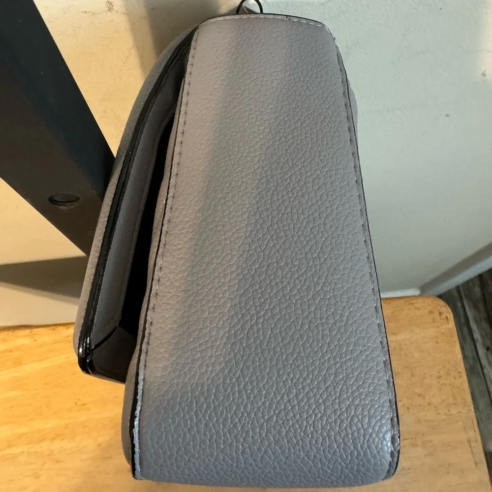Victoria's Secret Gray Chevron Crossbody Bag